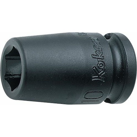 Ko-Ken Socket 21mm 6 Point 32mm 3/8 Sq. Drive, 13400M-21 13400M-21